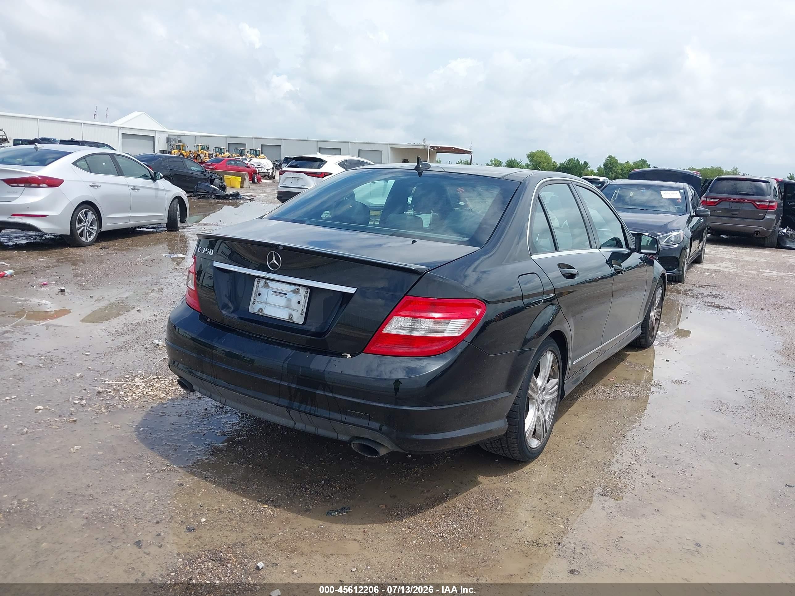 2011 Mercedes-benz C 350 Sport Черный vin: WDDGF5GB6BF646327