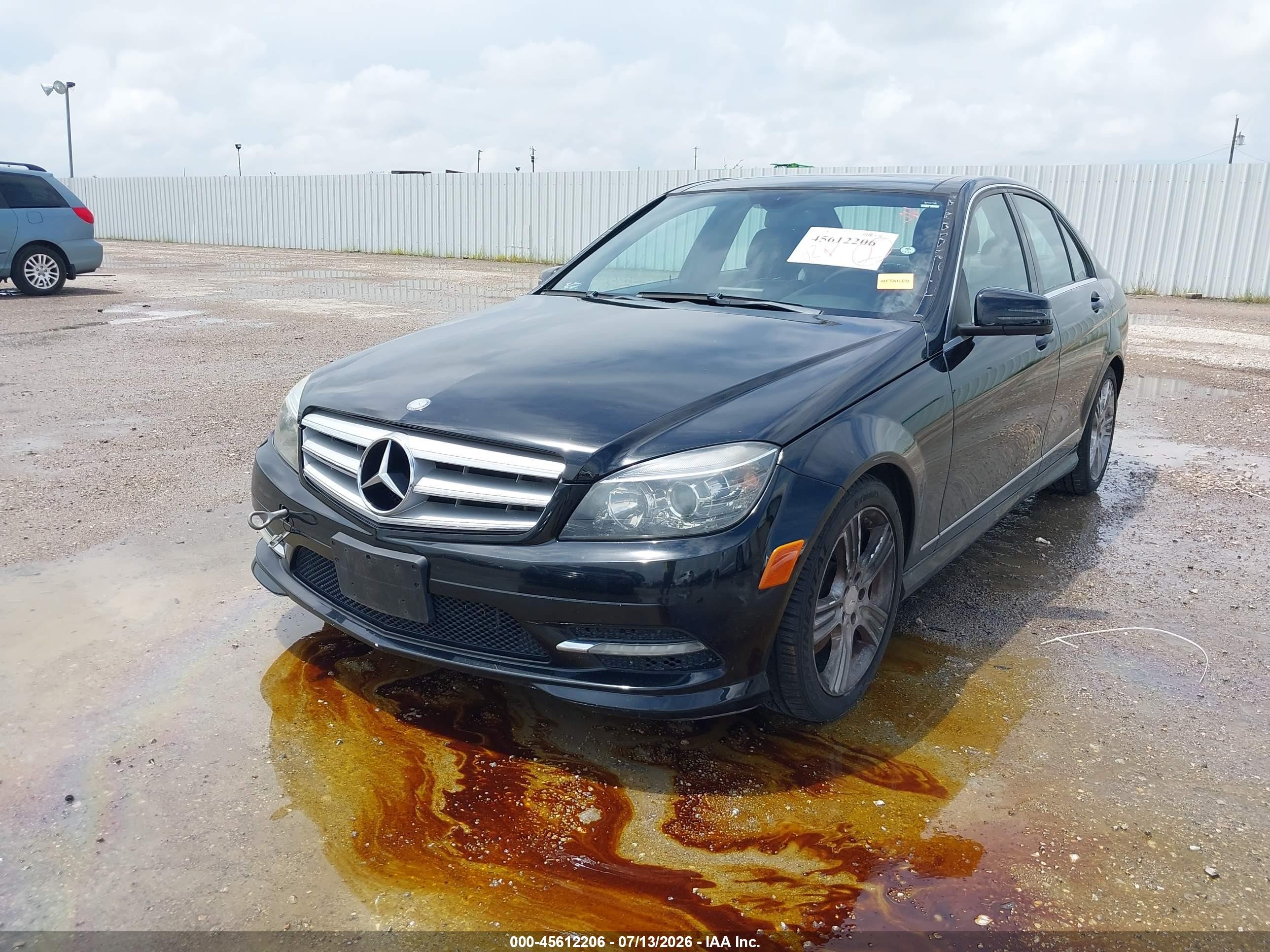 2011 Mercedes-benz C 350 Sport Черный vin: WDDGF5GB6BF646327