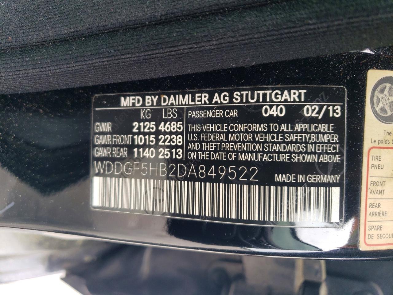 2013 Mercedes-benz C 350 Черный vin: WDDGF5HB2DA849522