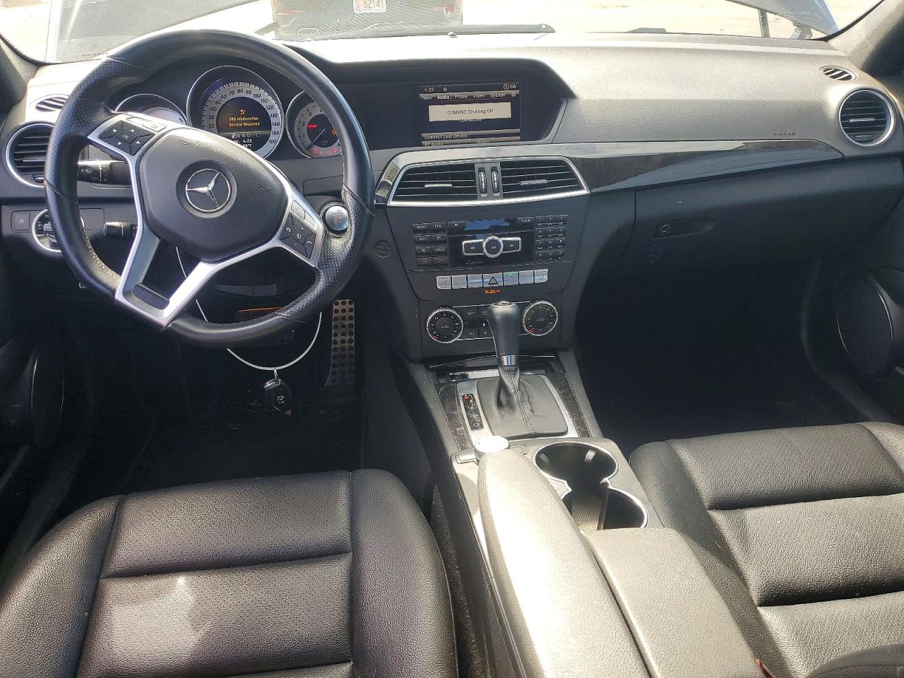 2013 Mercedes-benz C 350 Black vin: WDDGF5HB5DA873815