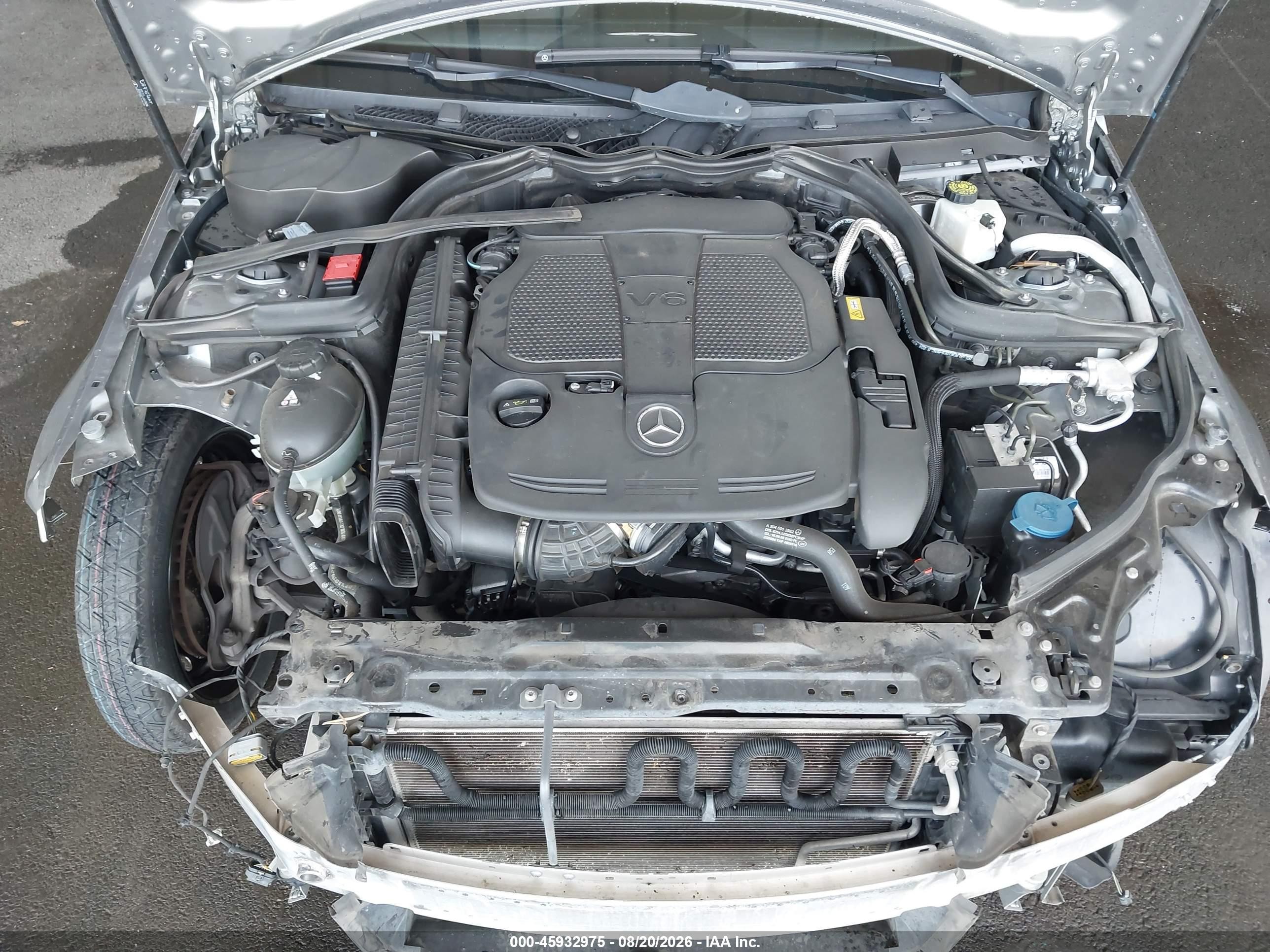 2012 Mercedes-benz C 350 Sport Серый vin: WDDGF5HB6CR228008