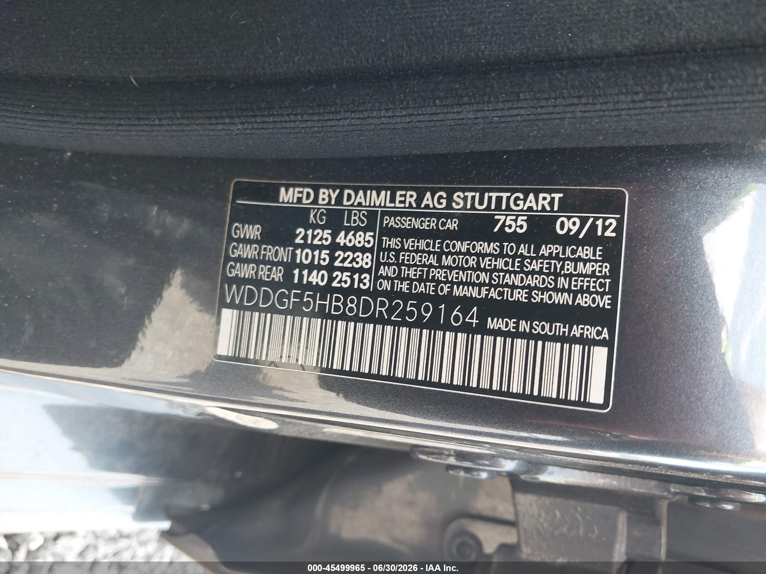 2013 Mercedes-benz C 350 Sport Blue vin: WDDGF5HB8DR259164
