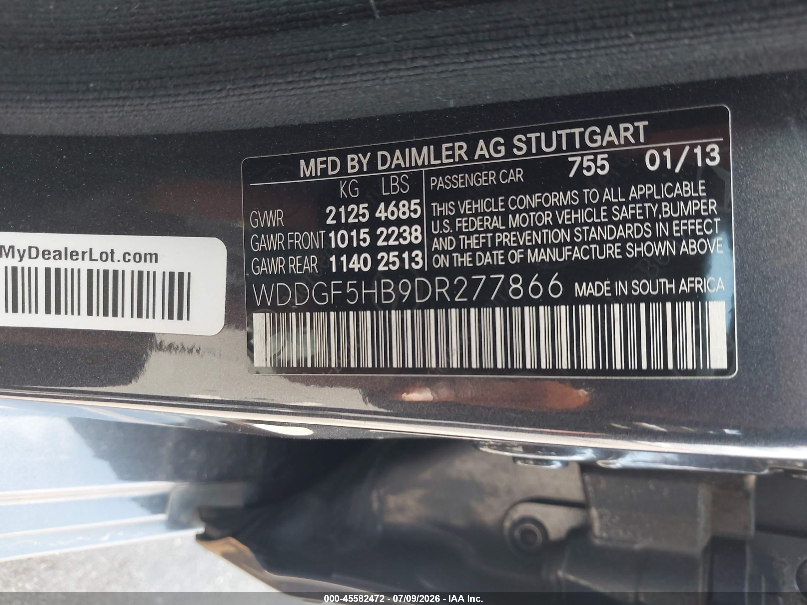 2013 Mercedes-benz C 350 Sport Black vin: WDDGF5HB9DR277866