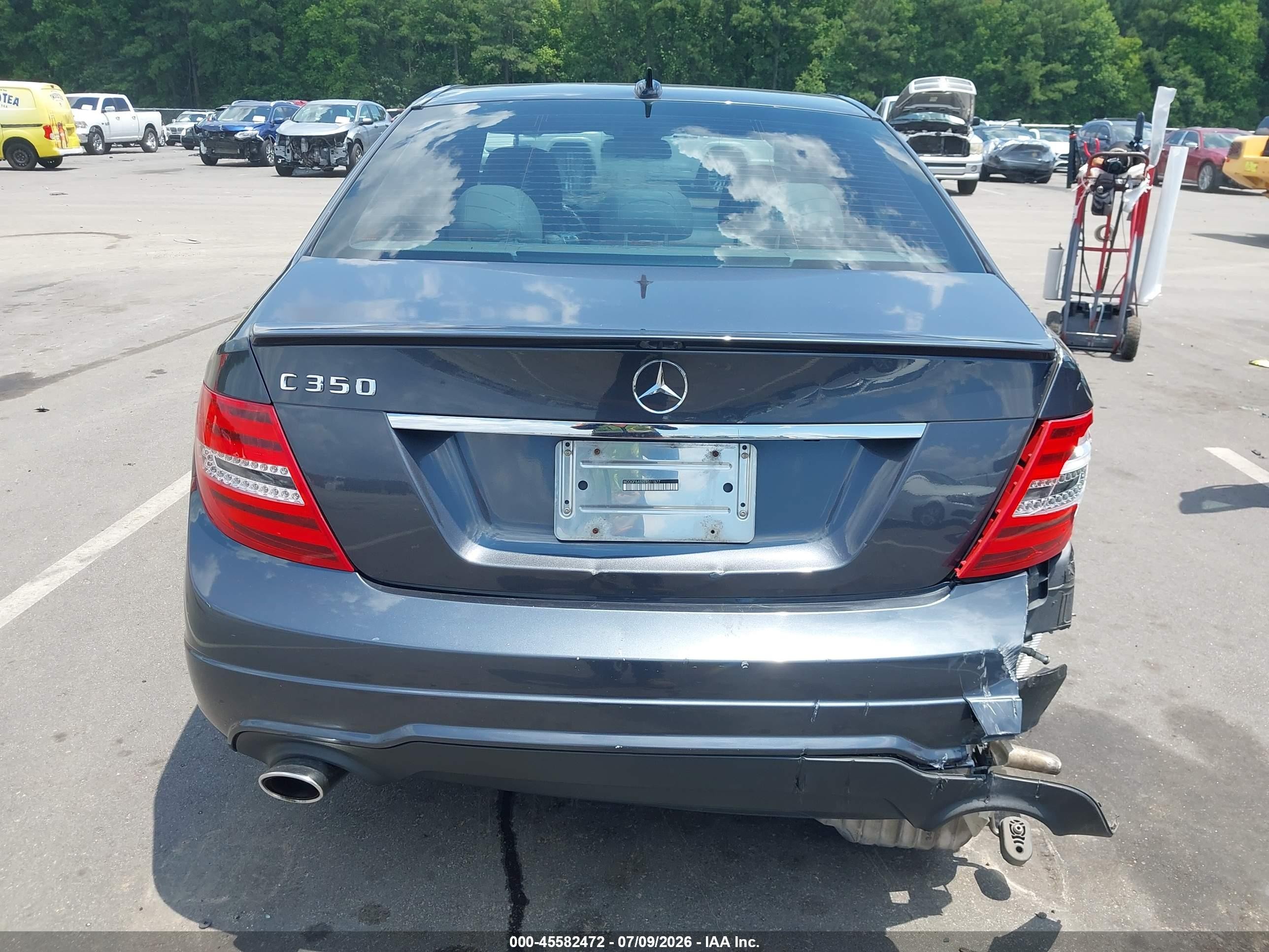 2013 Mercedes-benz C 350 Sport Black vin: WDDGF5HB9DR277866