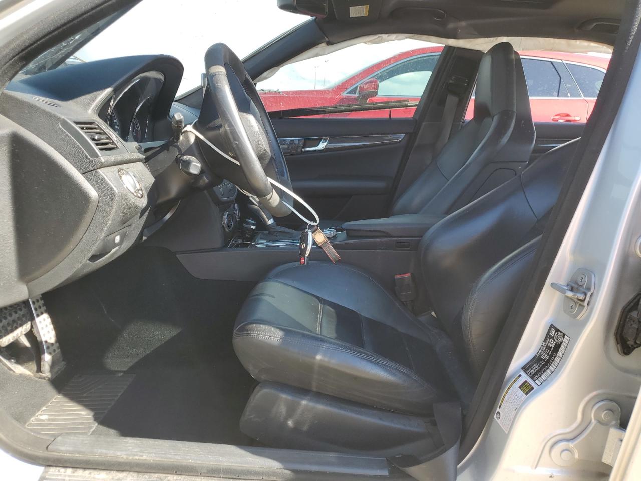 2009 Mercedes-benz C 63 Amg Серебряный vin: WDDGF77X39F224453