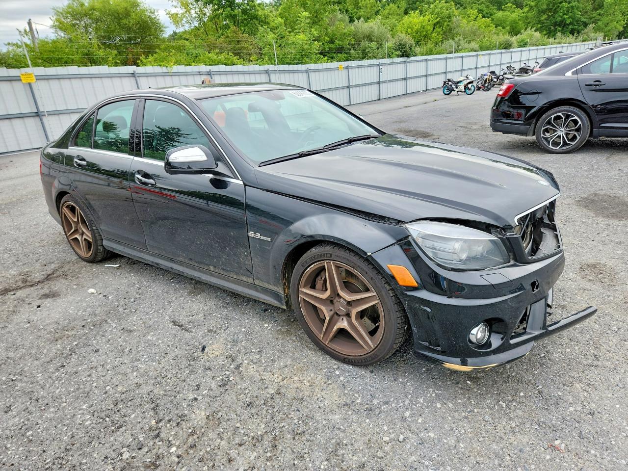 2009 Mercedes-benz C 63 Amg Black vin: WDDGF77X69F230005