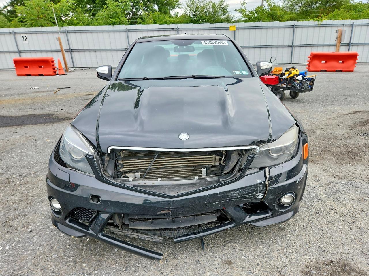 2009 Mercedes-benz C 63 Amg Black vin: WDDGF77X69F230005