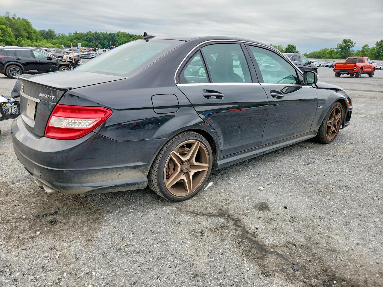2009 Mercedes-benz C 63 Amg Black vin: WDDGF77X69F230005
