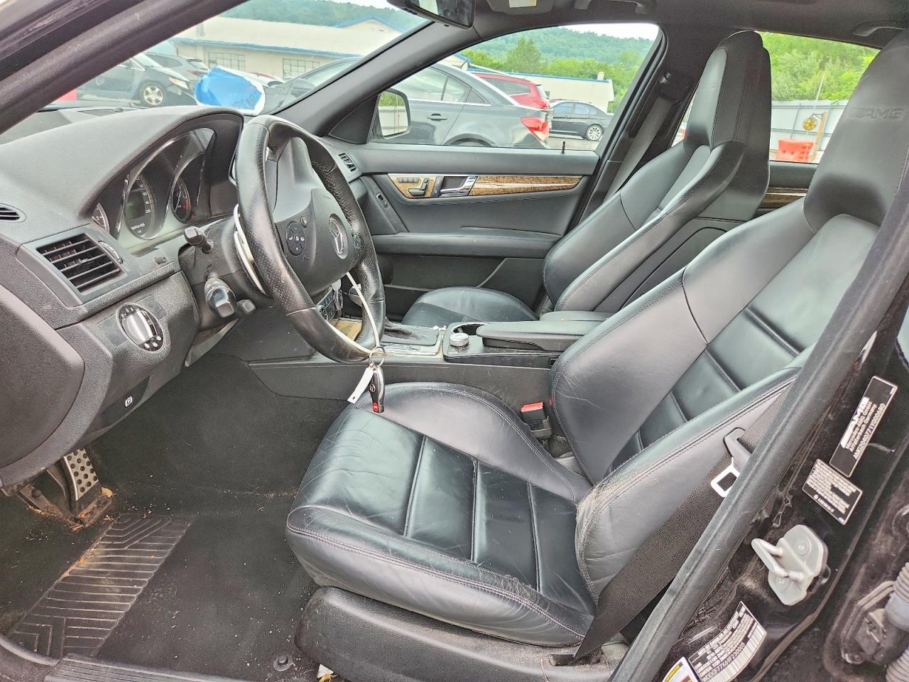 2009 Mercedes-benz C 63 Amg Black vin: WDDGF77X69F230005