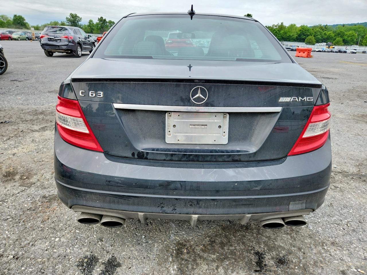 2009 Mercedes-benz C 63 Amg Black vin: WDDGF77X69F230005