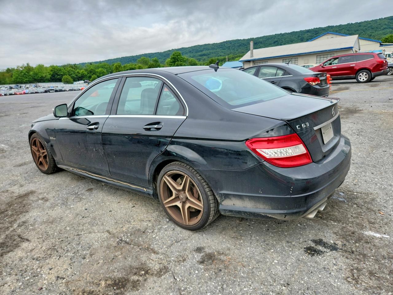 2009 Mercedes-benz C 63 Amg Black vin: WDDGF77X69F230005