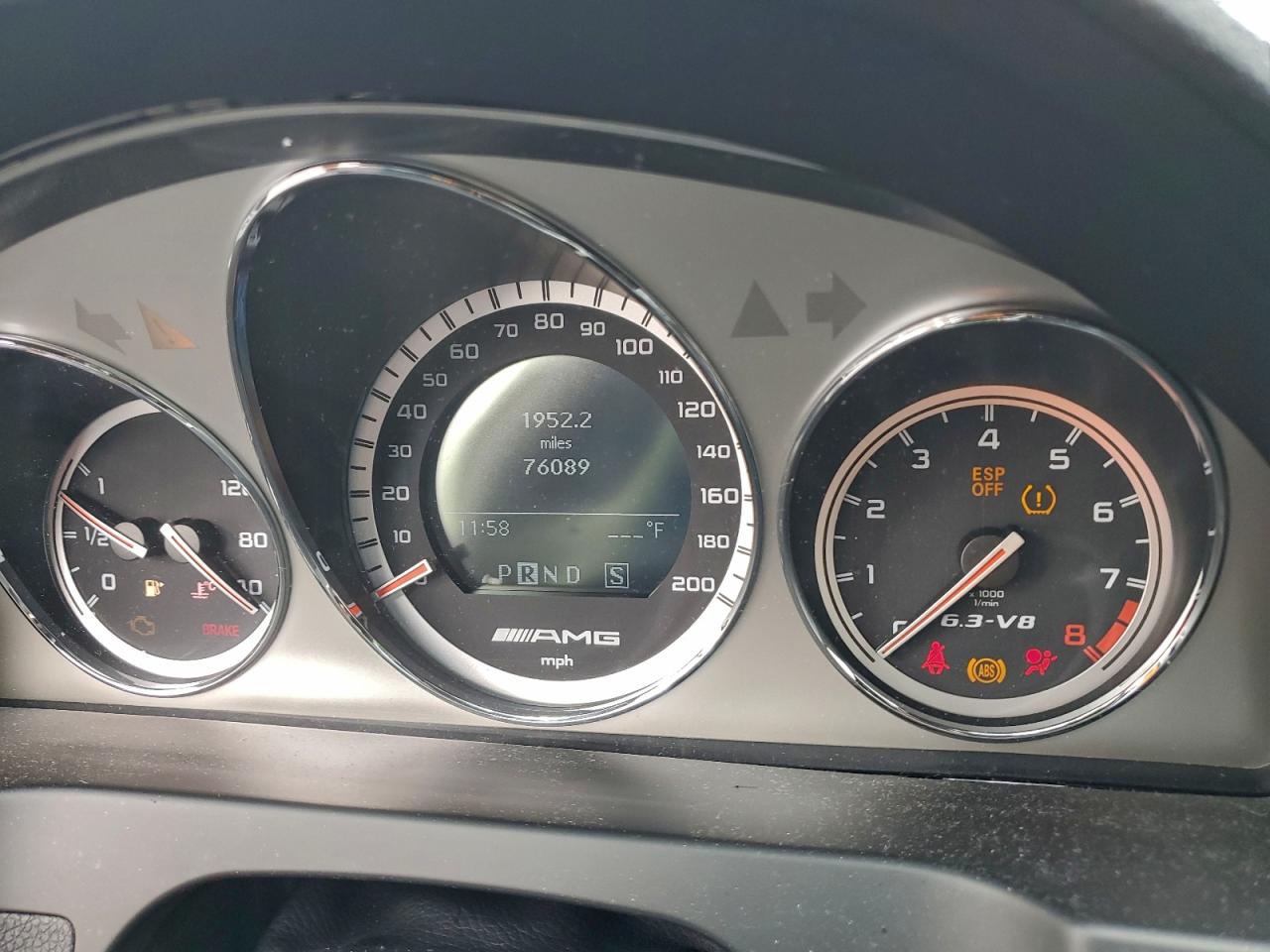 2009 Mercedes-benz C 63 Amg Black vin: WDDGF77X69F292892