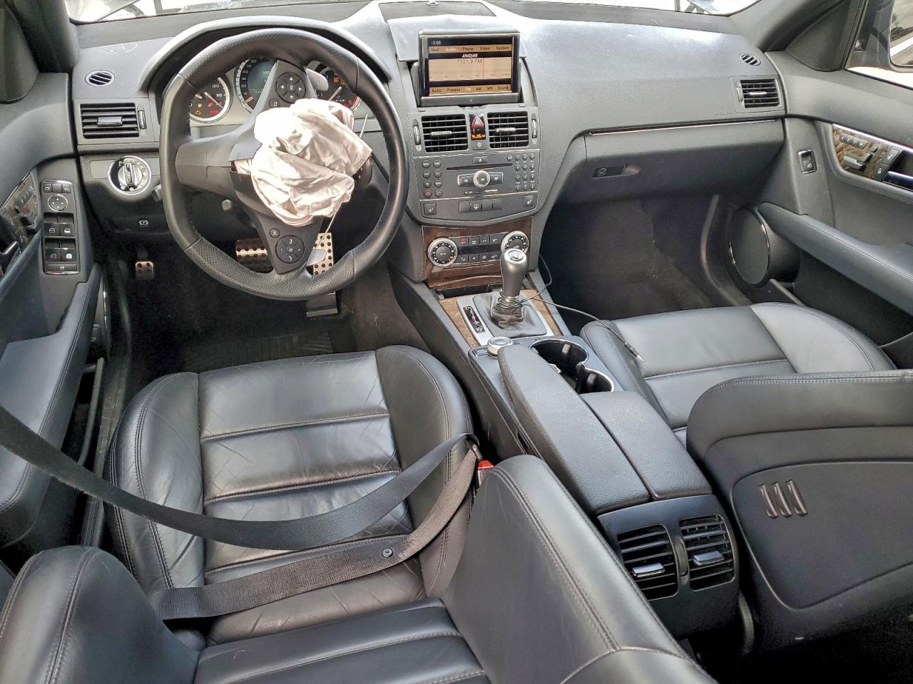 2009 Mercedes-benz C 63 Amg Black vin: WDDGF77X69F292892