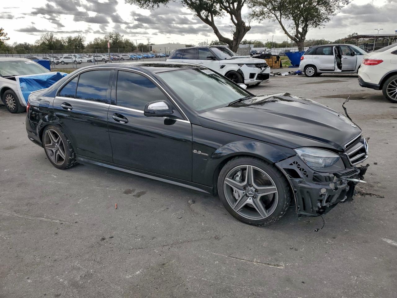 2009 Mercedes-benz C 63 Amg Black vin: WDDGF77X69F292892