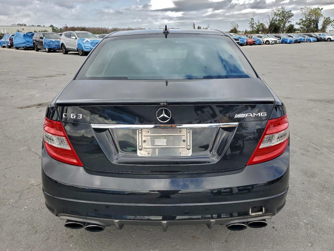 2009 Mercedes-benz C 63 Amg Black vin: WDDGF77X69F292892