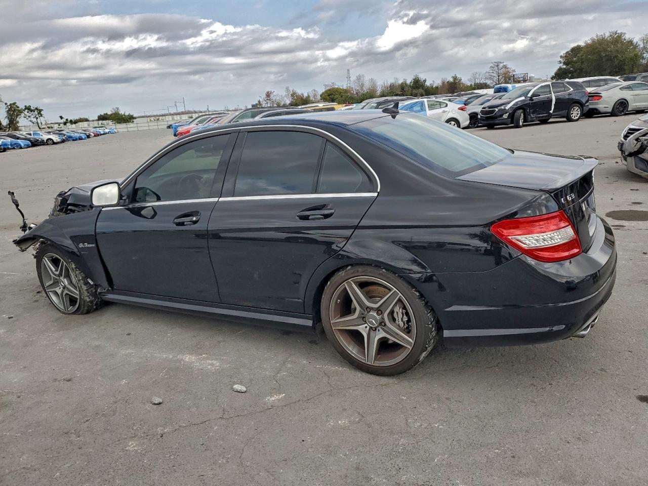 2009 Mercedes-benz C 63 Amg Black vin: WDDGF77X69F292892