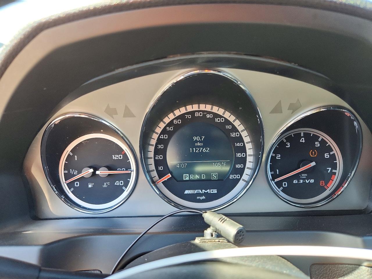 2009 Mercedes-benz C 63 Amg Silver vin: WDDGF77X79F220423