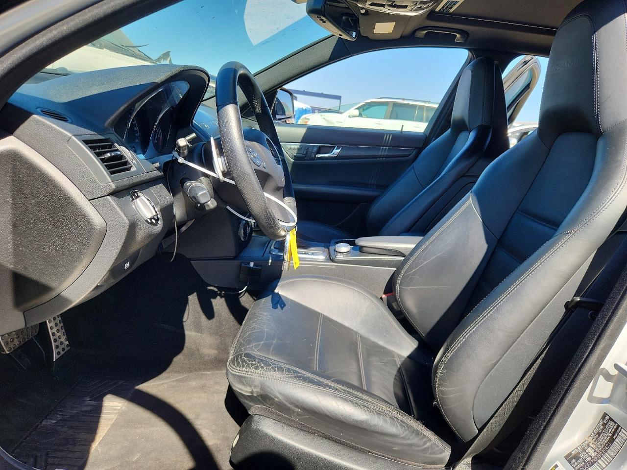 2009 Mercedes-benz C 63 Amg Silver vin: WDDGF77X79F220423