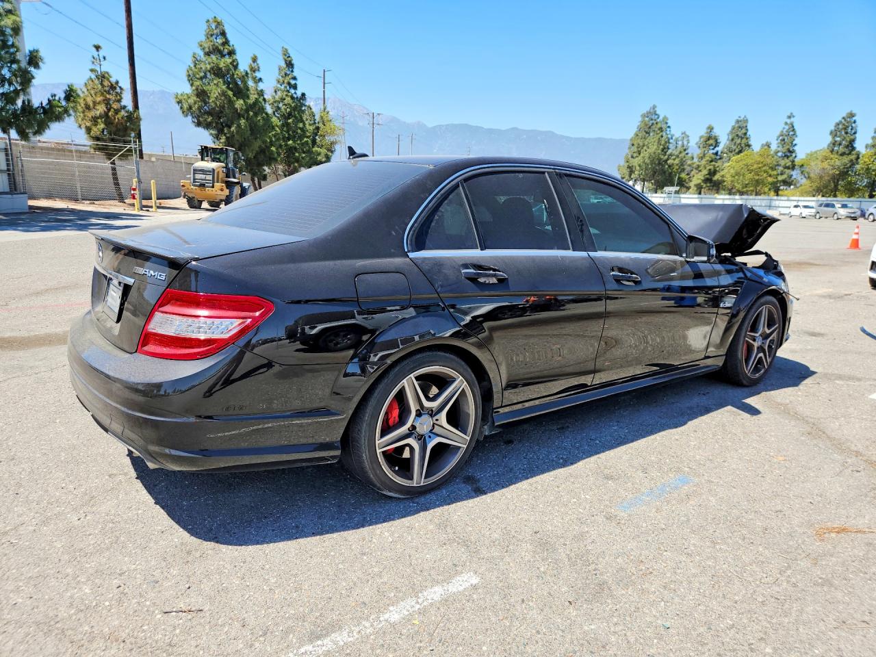 2011 Mercedes-benz C 63 Amg Black vin: WDDGF7HB1BF662462