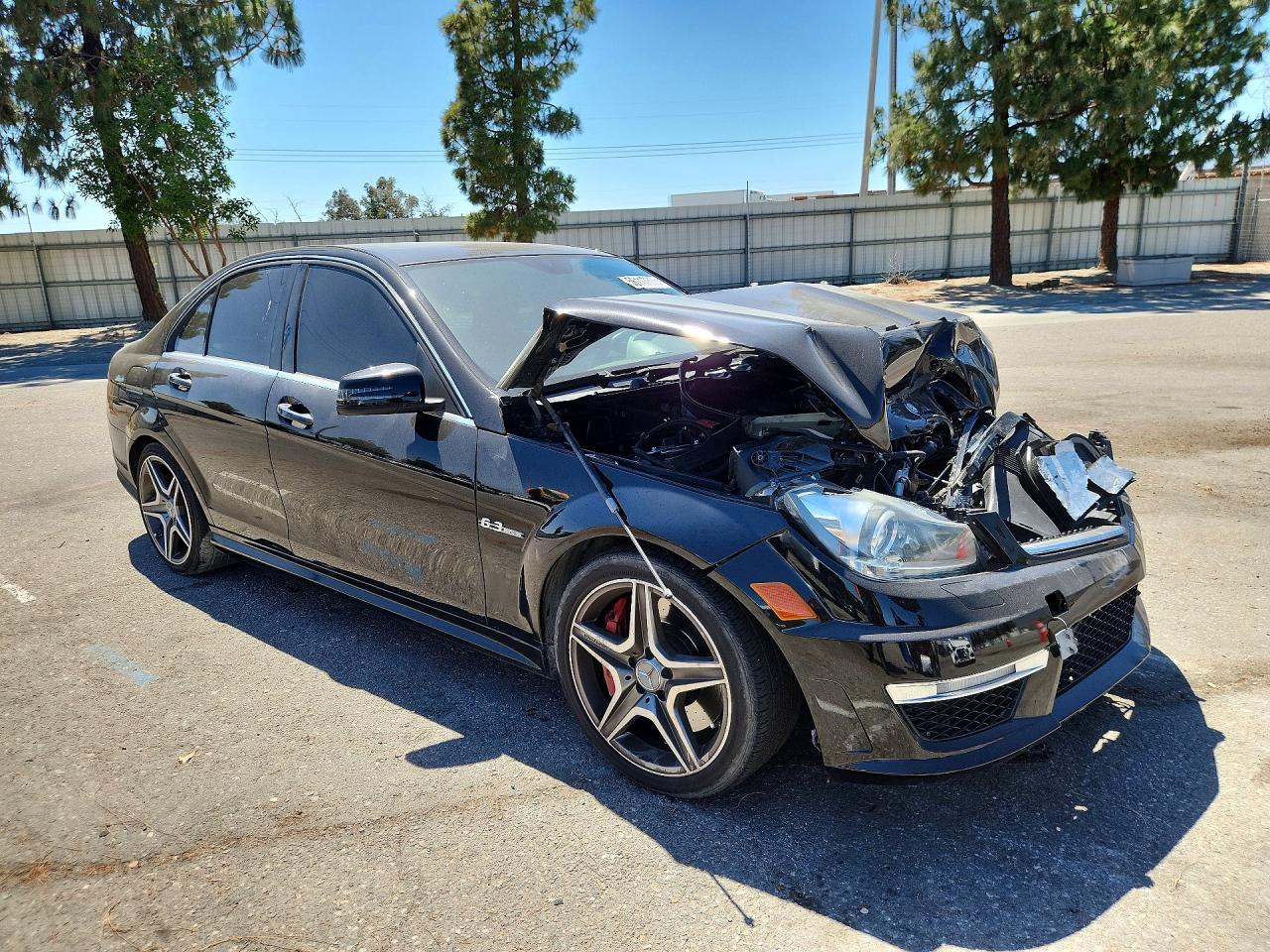 2011 Mercedes-benz C 63 Amg Black vin: WDDGF7HB1BF662462