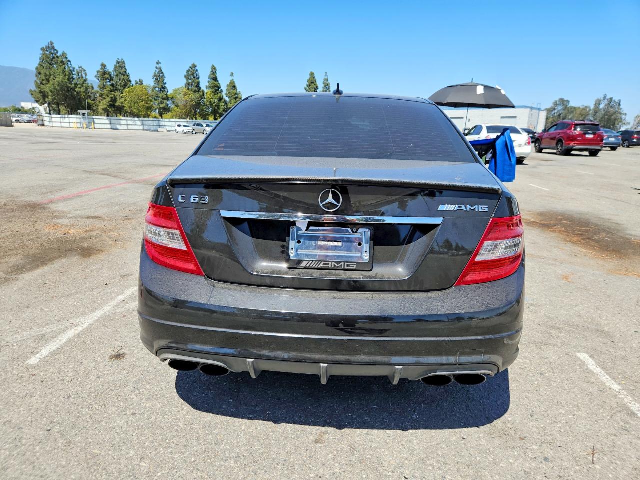 2011 Mercedes-benz C 63 Amg Black vin: WDDGF7HB1BF662462