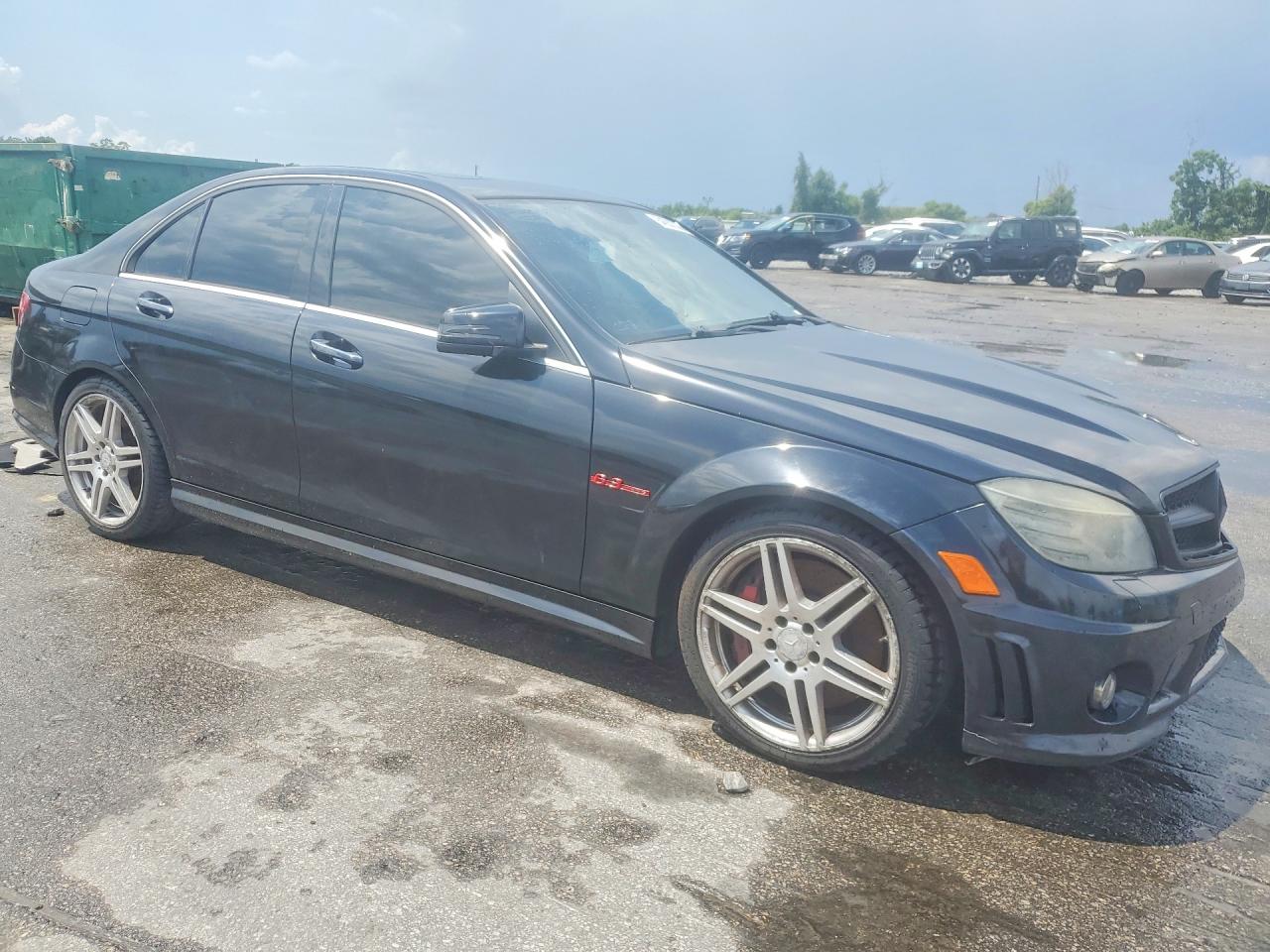 2010 Mercedes-benz C 63 Amg Black vin: WDDGF7HB5AF419574