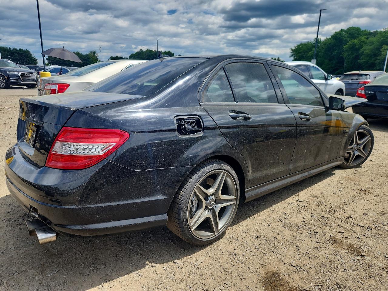 2010 Mercedes-benz C 63 Amg Черный vin: WDDGF7HB6AF429434