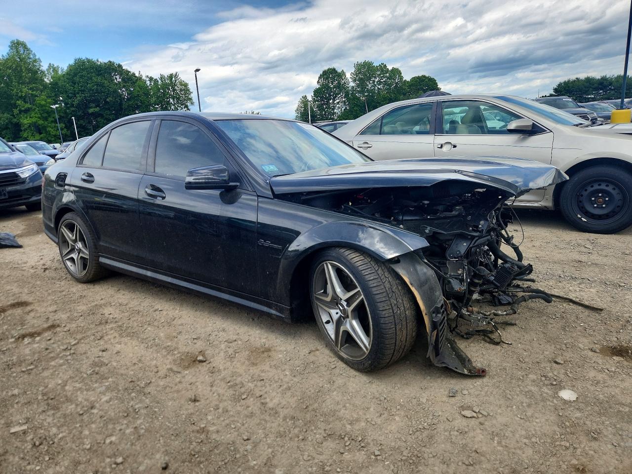 2010 Mercedes-benz C 63 Amg Черный vin: WDDGF7HB6AF429434