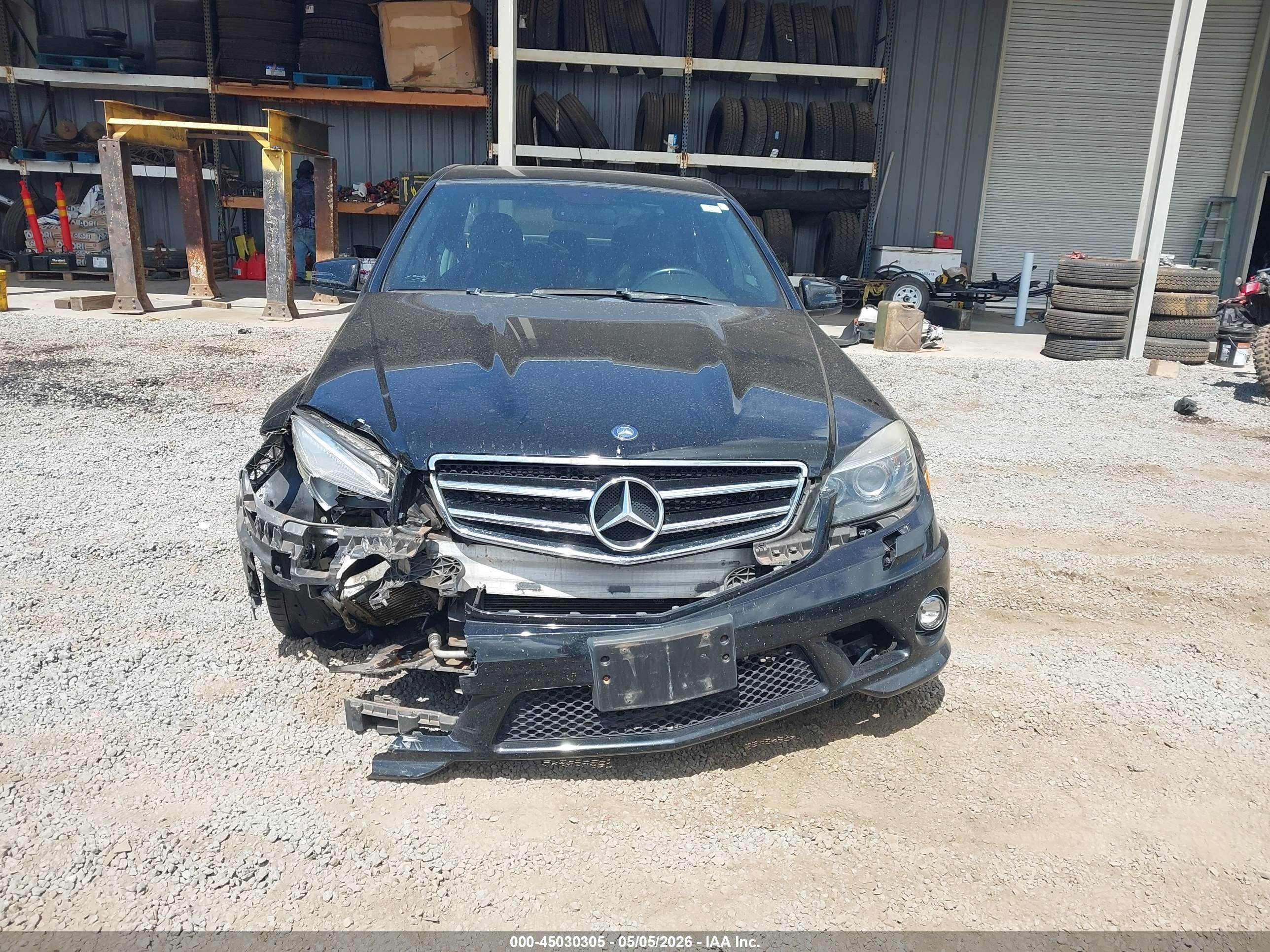 2011 Mercedes-benz Amg C 63   Black vin: WDDGF7HB6BF649092