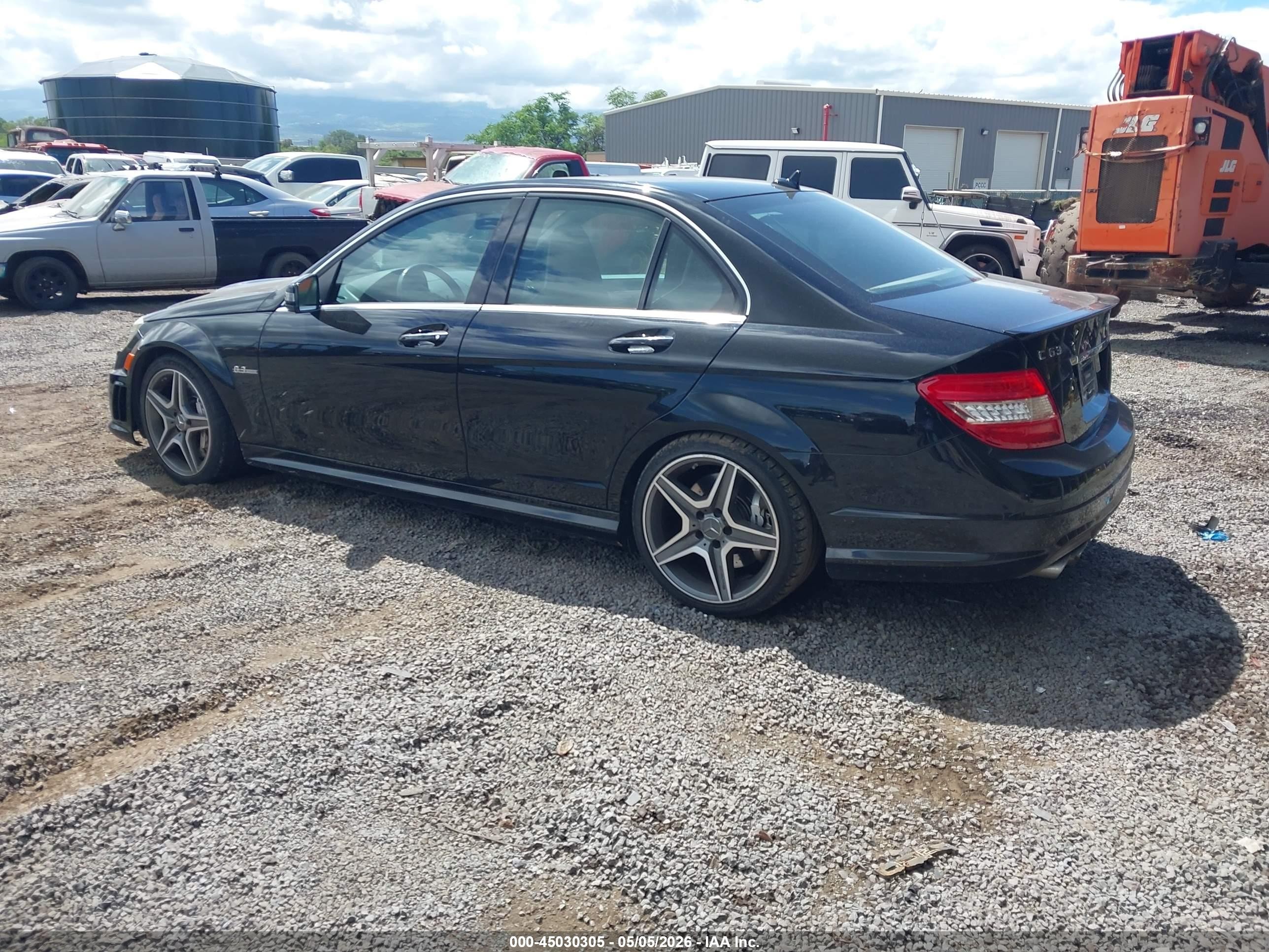 2011 Mercedes-benz Amg C 63   Black vin: WDDGF7HB6BF649092