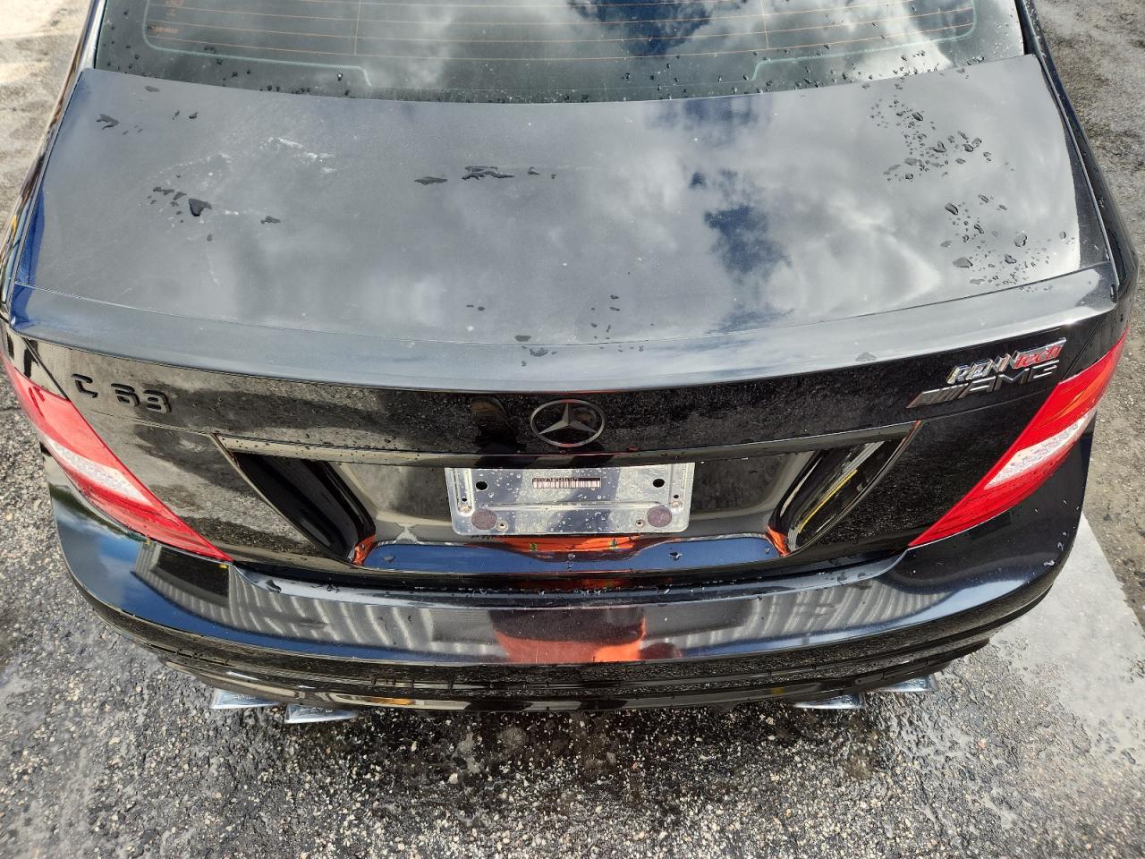 2014 Mercedes-benz C 63 Amg Black vin: WDDGF7HB7EA961679 Damage: Deck Lid, Heavy Scratch, 1/2 To 1 Inch
