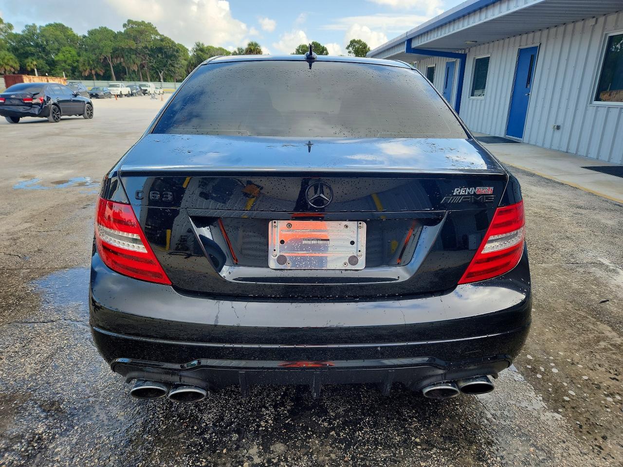2014 Mercedes-benz C 63 Amg Black vin: WDDGF7HB7EA961679