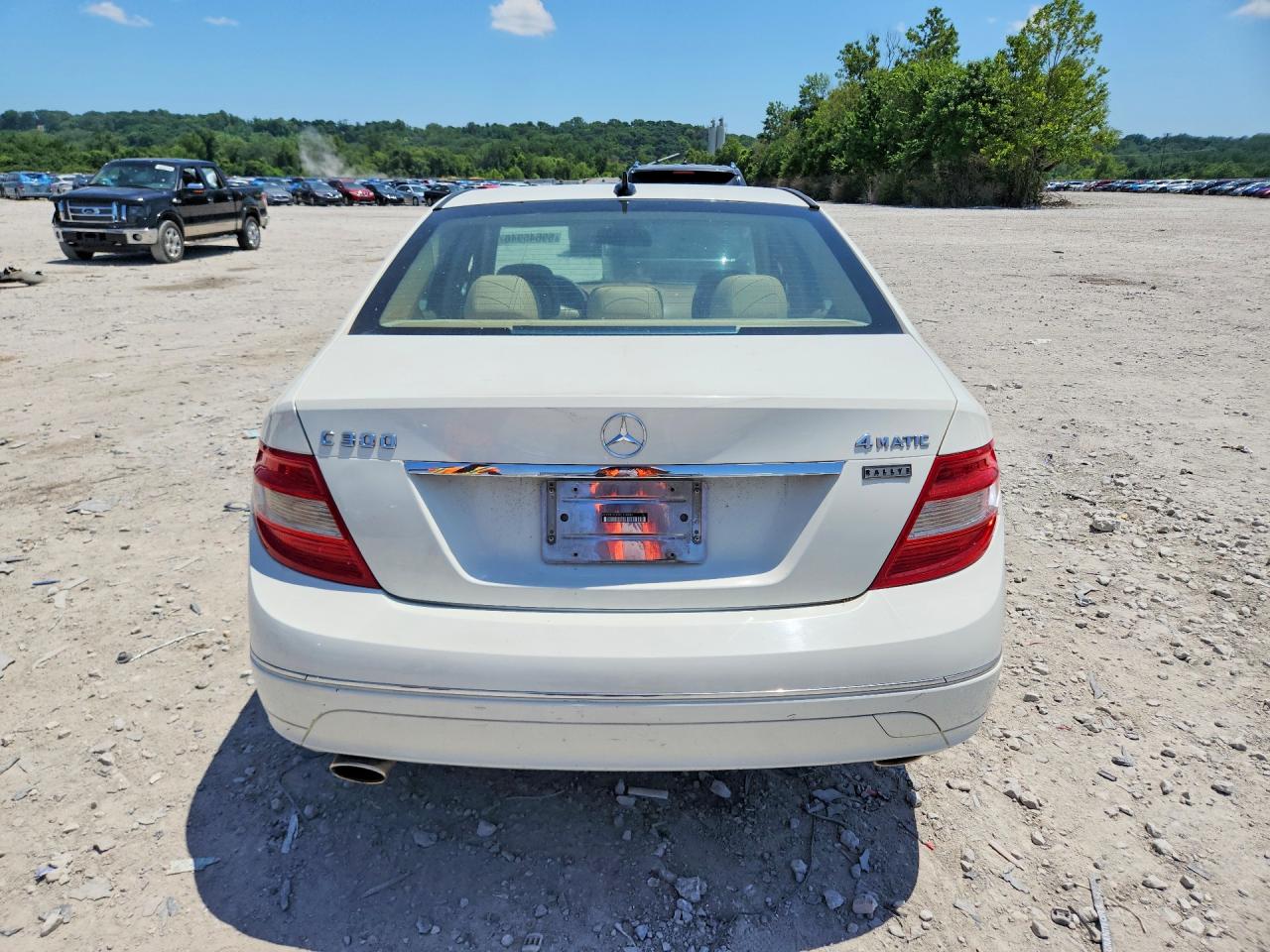 2008 Mercedes-benz C 300 4matic White vin: WDDGF81X08F112061
