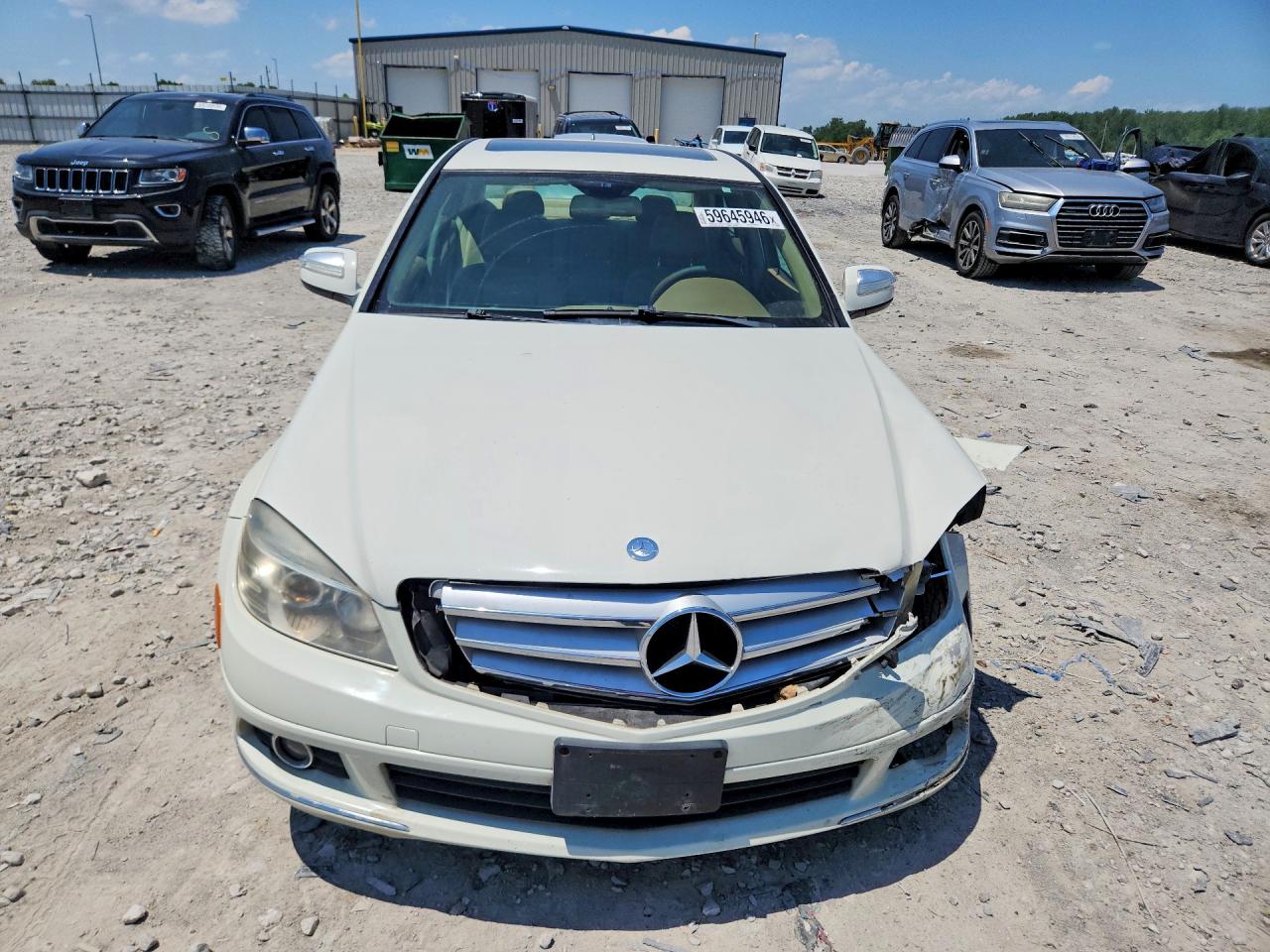 2008 Mercedes-benz C 300 4matic White vin: WDDGF81X08F112061