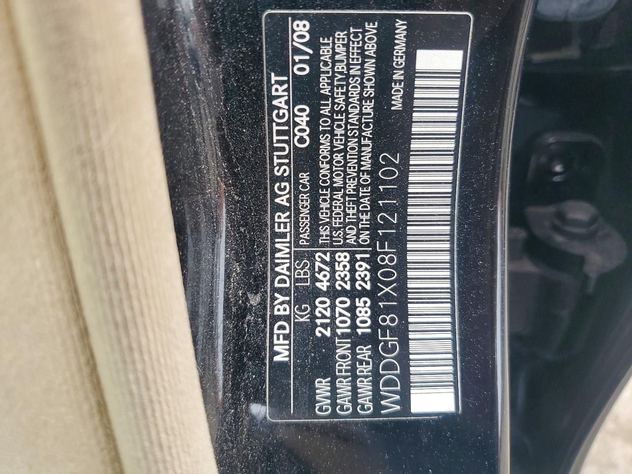 2008 Mercedes-benz C 300 4matic Black vin: WDDGF81X08F121102
