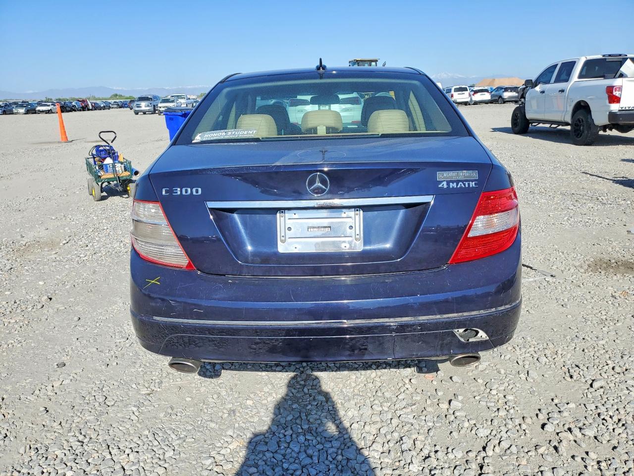 2008 Mercedes-benz C 300 4matic Black vin: WDDGF81X08F138319