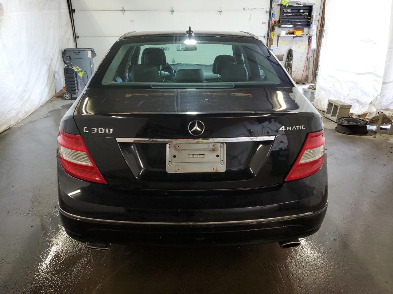 2009 Mercedes-benz C 300 4matic Черный vin: WDDGF81X09F207334