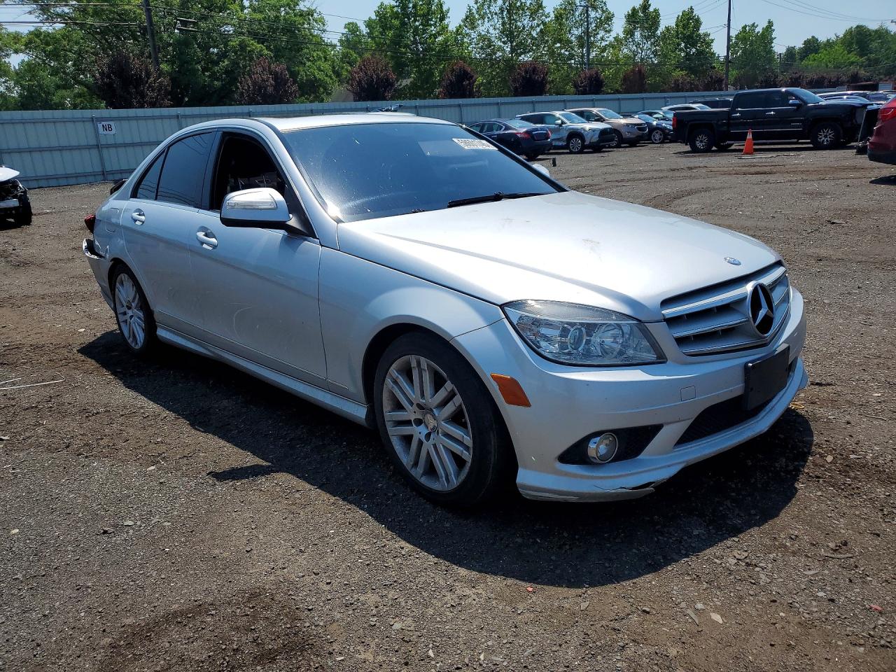 2009 Mercedes-benz C 300 4matic Silver vin: WDDGF81X09F251060