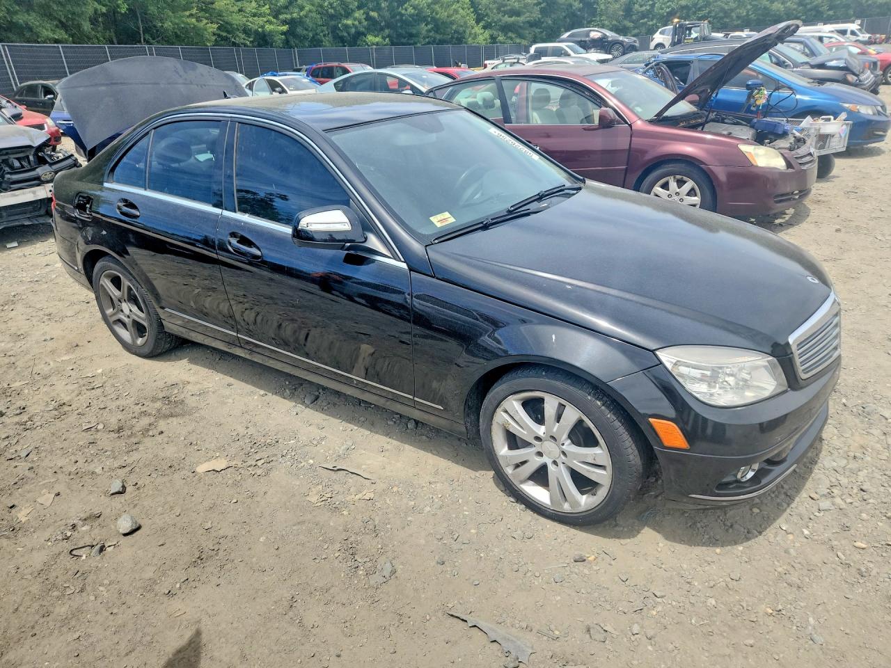2009 Mercedes-benz C-class C300 Luxury Black vin: WDDGF81X09R044893