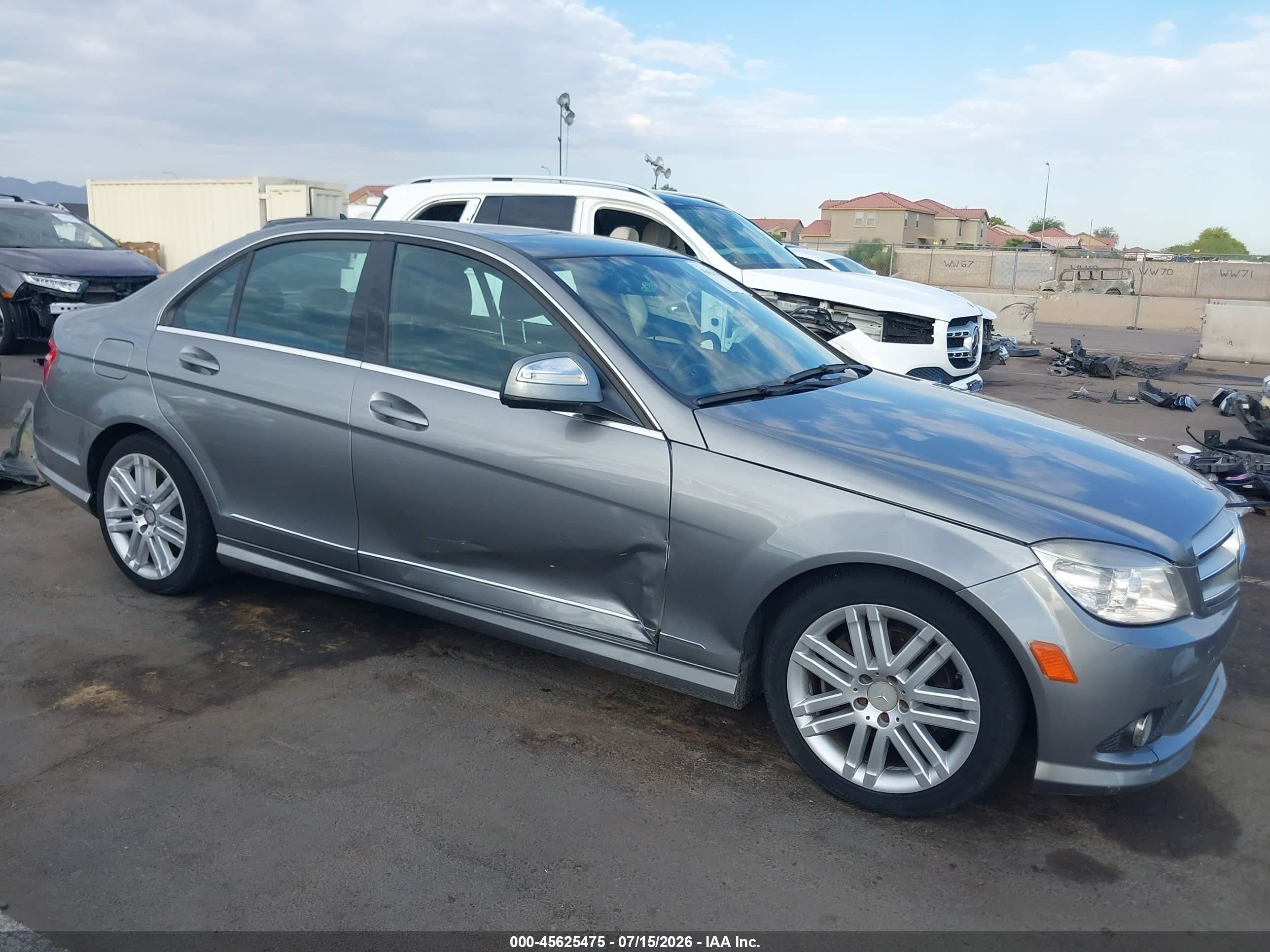 2009 Mercedes-benz C 300 Luxury 4matic/sport 4matic Gray vin: WDDGF81X09R071057