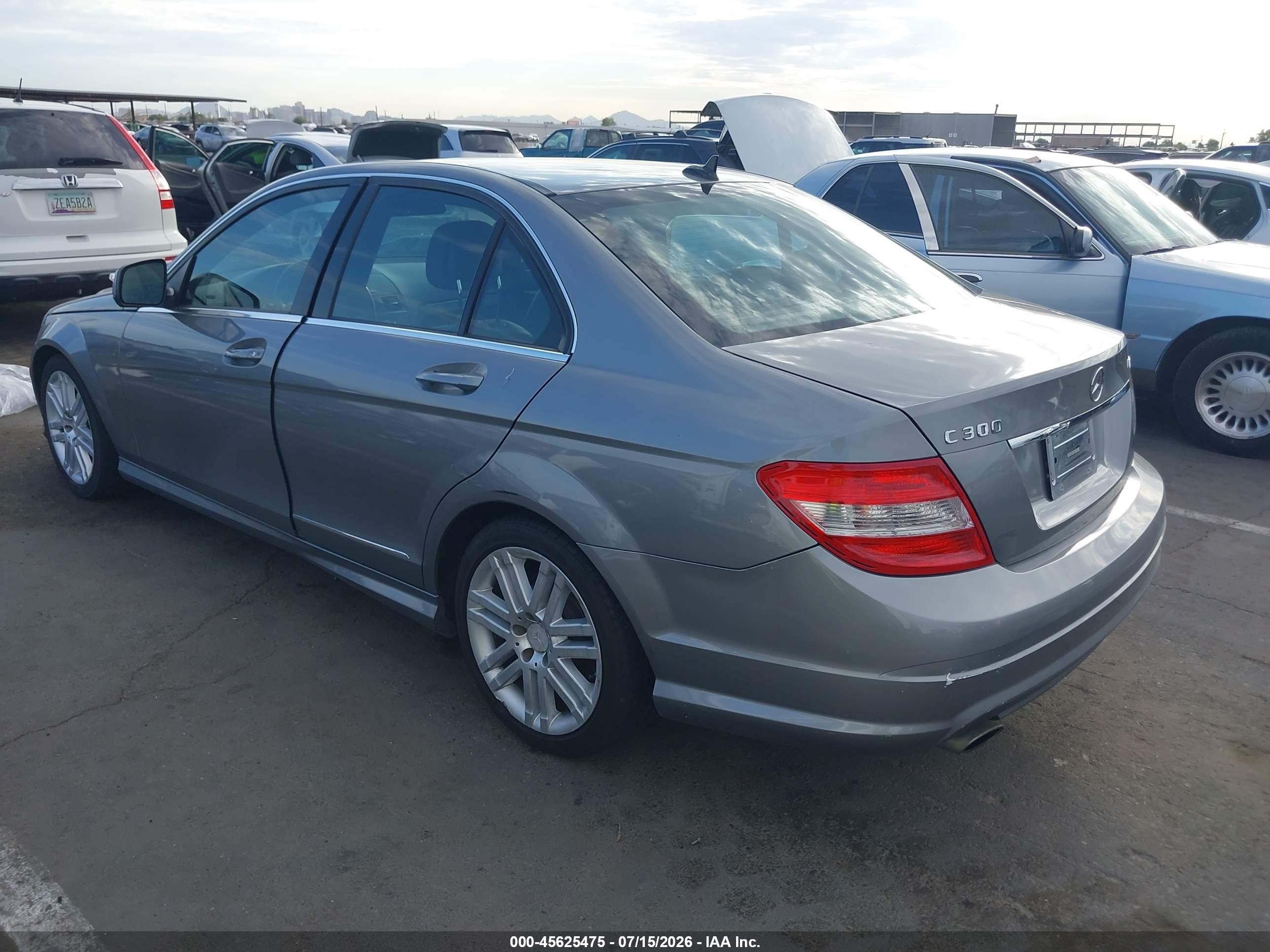 2009 Mercedes-benz C 300 Luxury 4matic/sport 4matic Gray vin: WDDGF81X09R071057