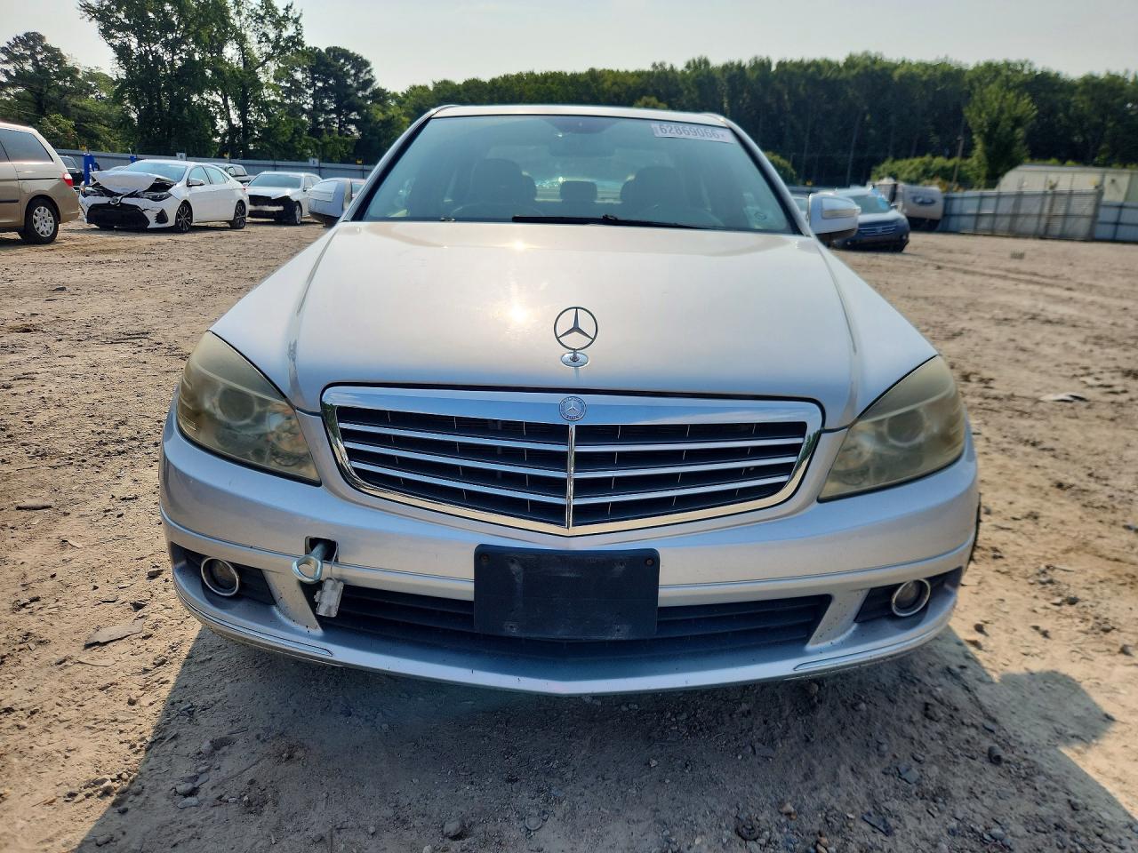 2008 Mercedes-benz C 300 4matic Silver vin: WDDGF81X18F060357