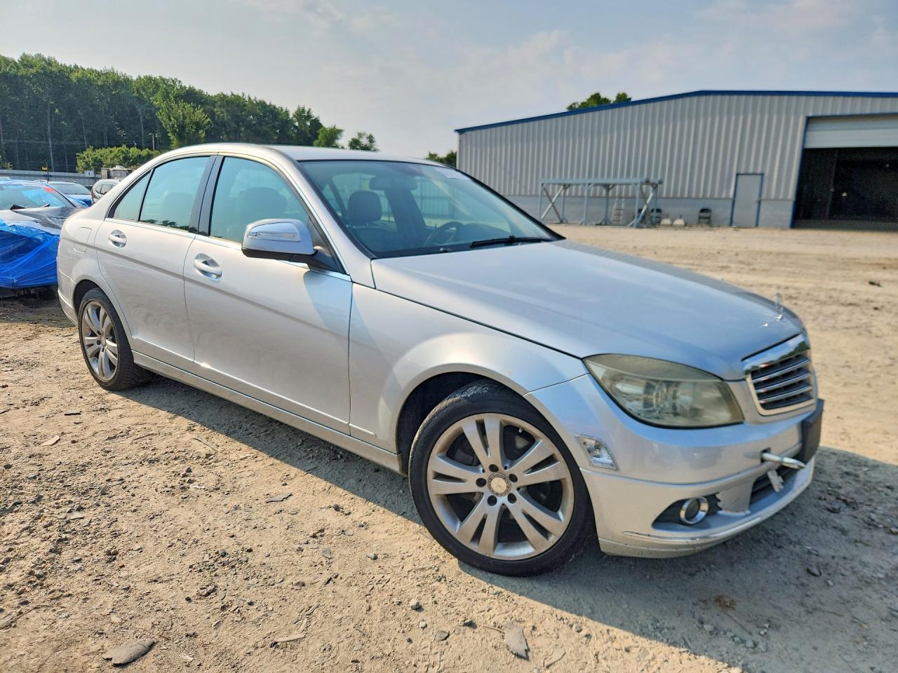 2008 Mercedes-benz C 300 4matic Silver vin: WDDGF81X18F060357