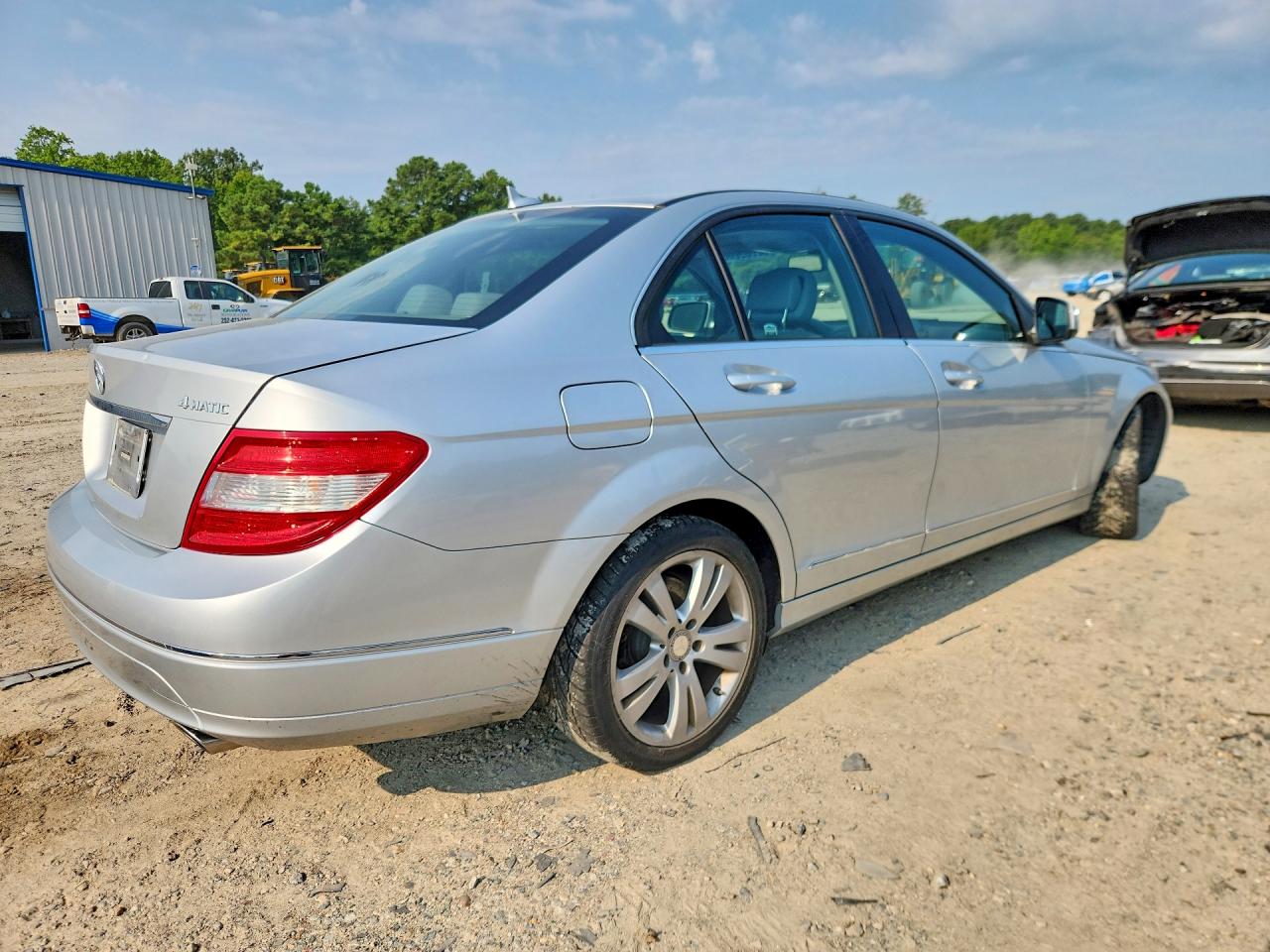 2008 Mercedes-benz C 300 4matic Silver vin: WDDGF81X18F060357