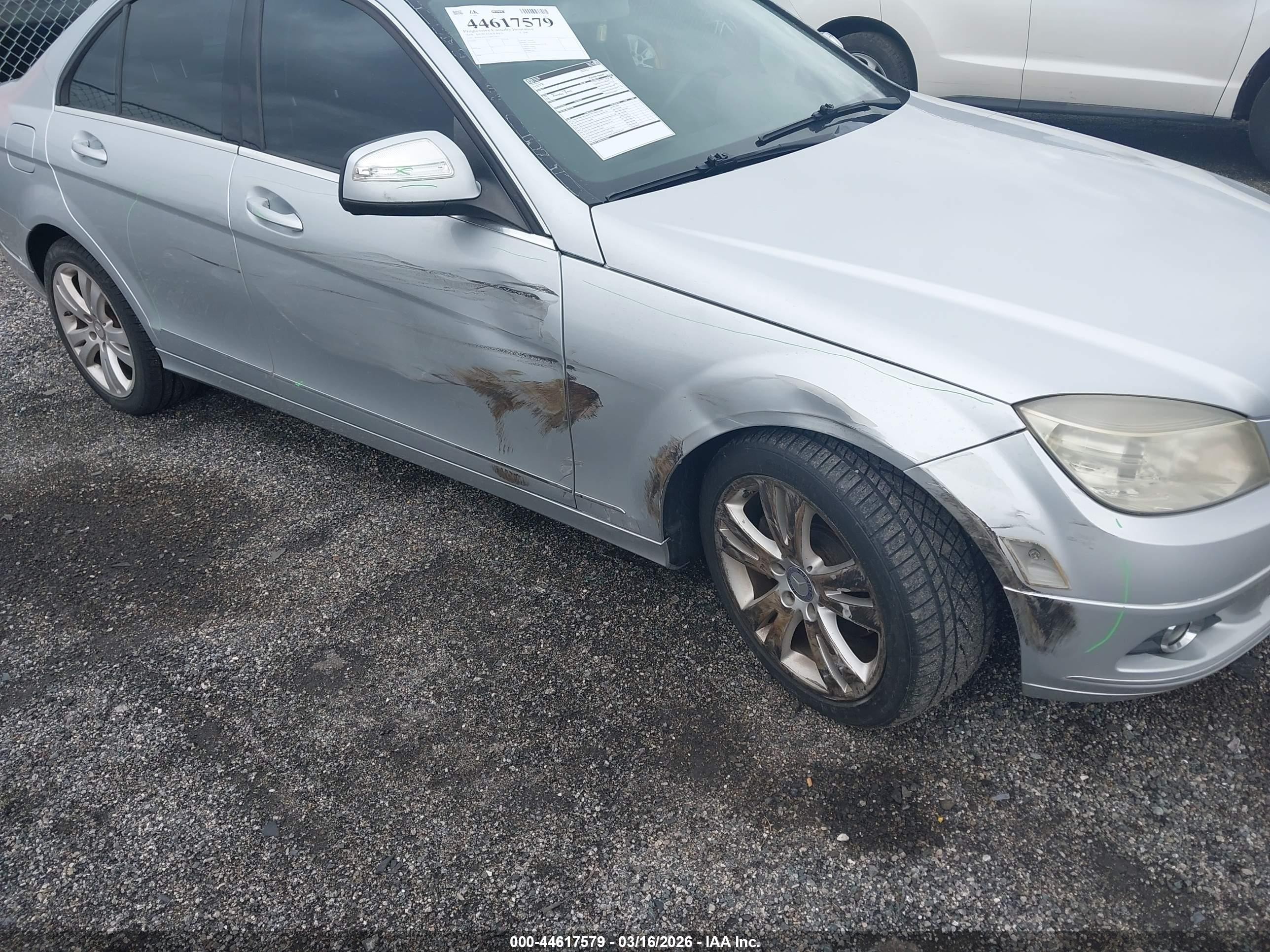2008 Mercedes-benz C 300 Luxury 4matic Silver vin: WDDGF81X18F074419