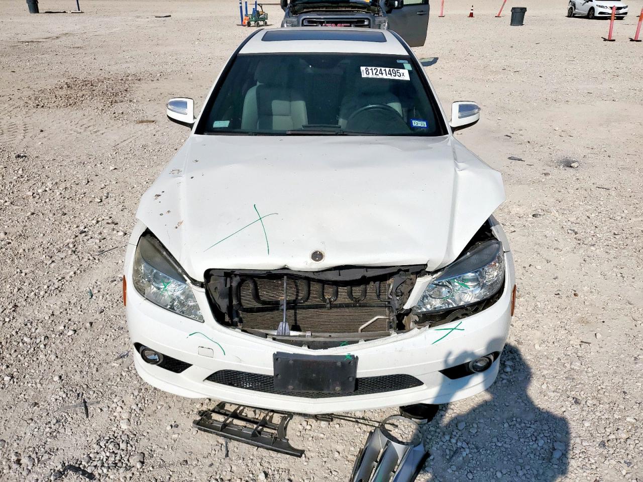 2008 Mercedes-benz C 300 4matic White vin: WDDGF81X18F090264