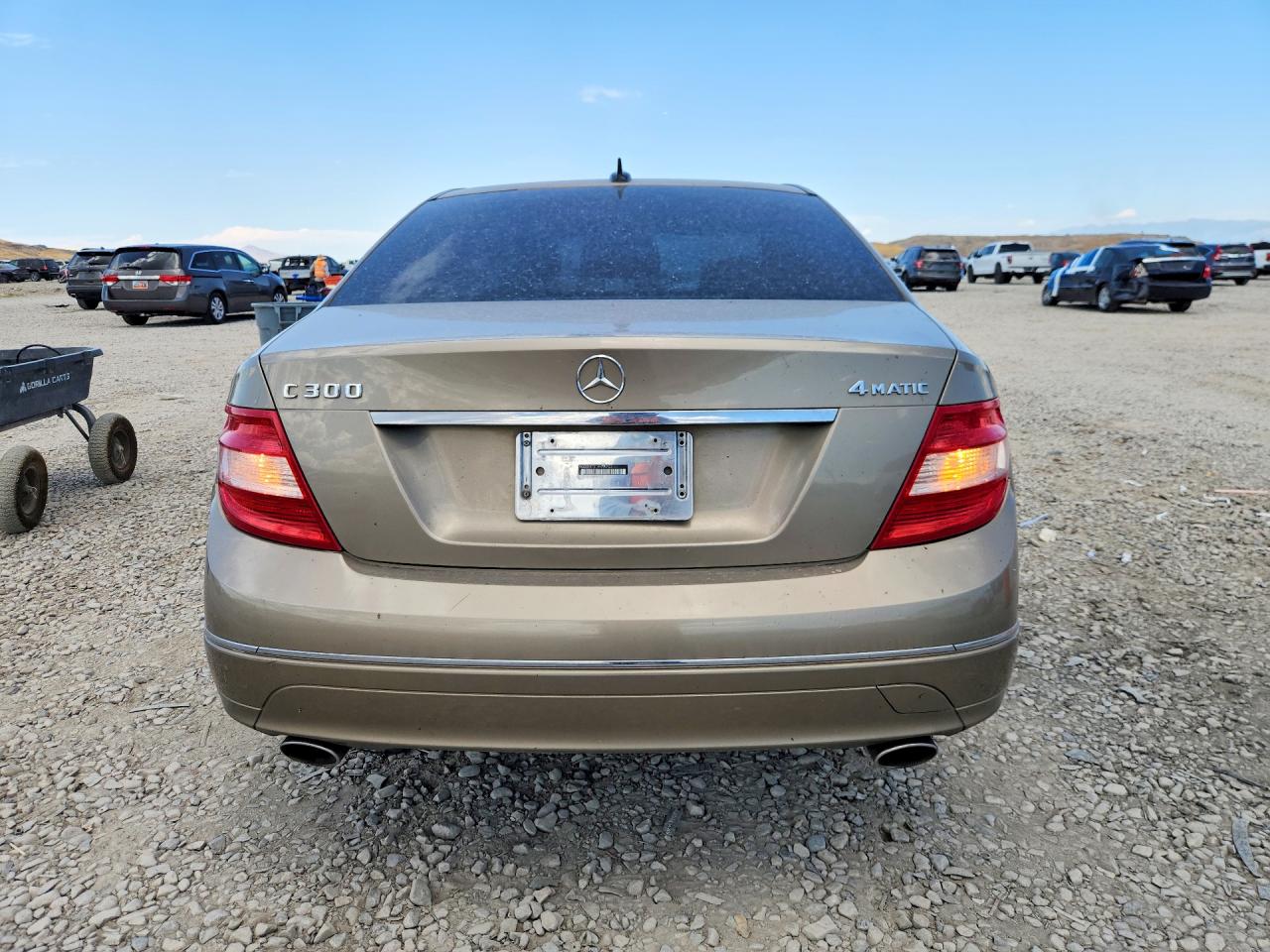 2008 Mercedes-benz C 300 4matic Gold vin: WDDGF81X18F090703