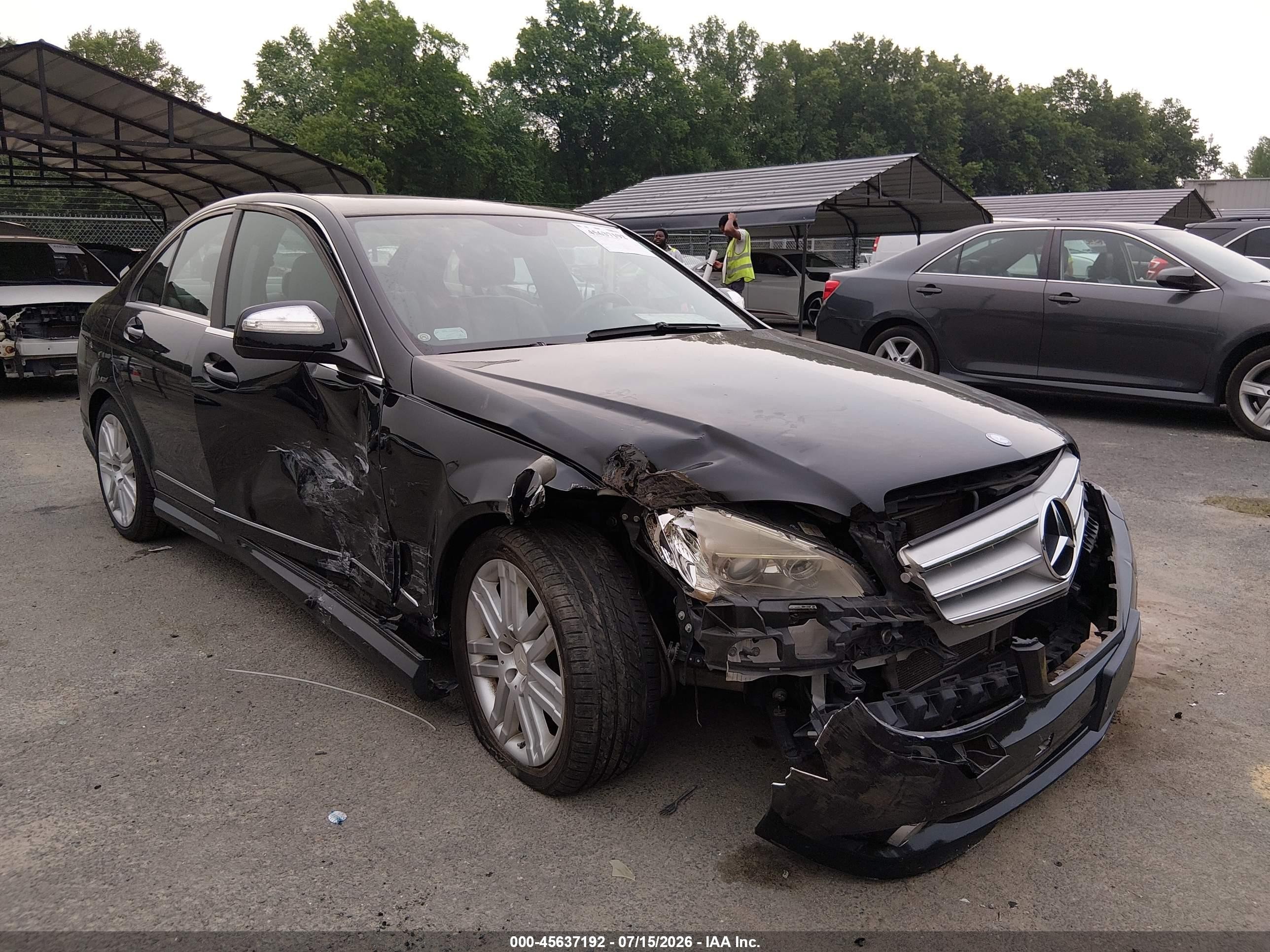 2008 Mercedes-benz C 300 Sport 4matic Черный vin: WDDGF81X18F096386
