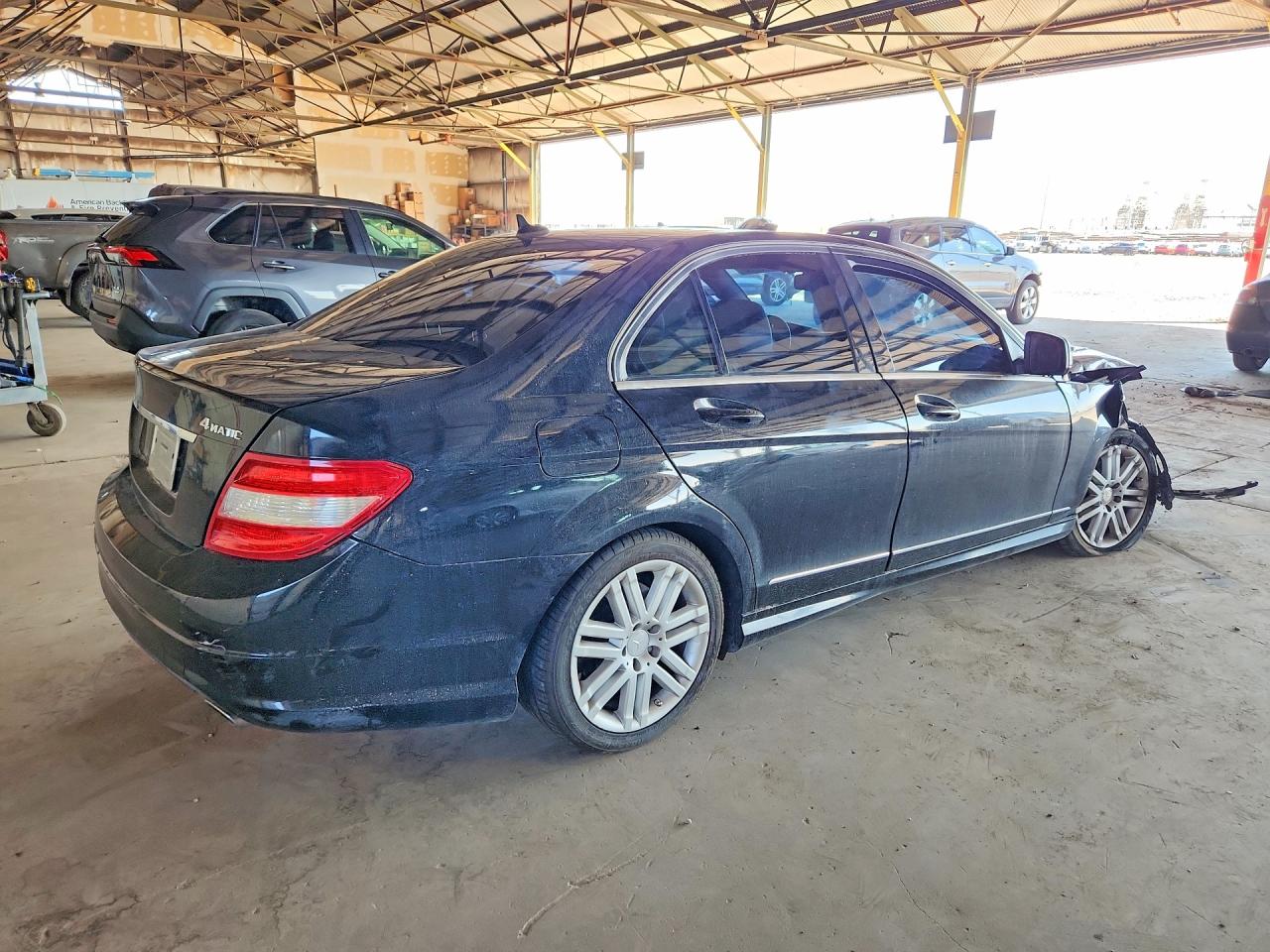 2008 Mercedes-benz C 300 4matic Black vin: WDDGF81X18F116345