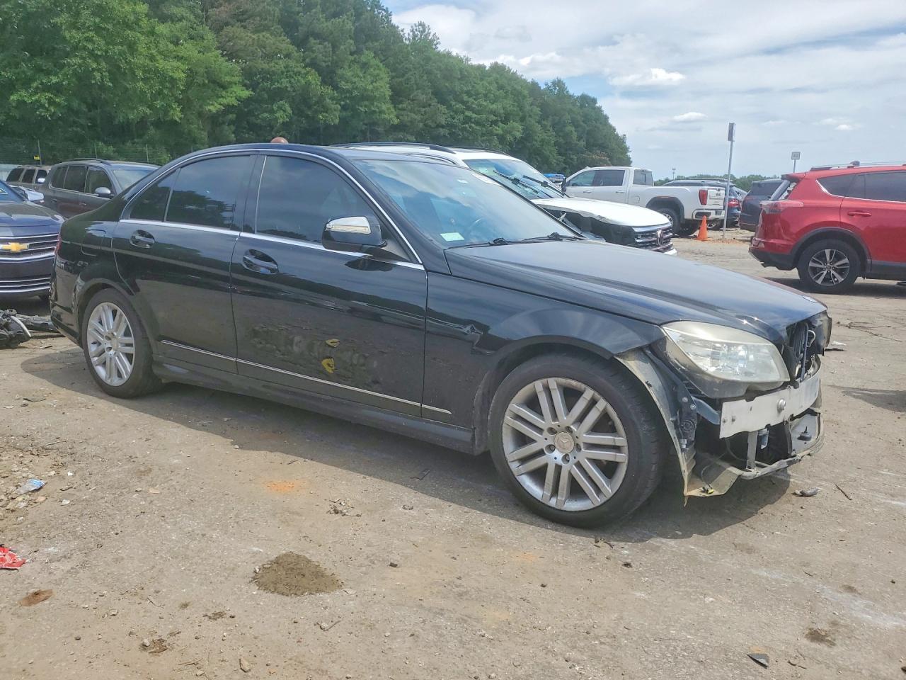 2008 Mercedes-benz C 300 4matic Черный vin: WDDGF81X18F132867